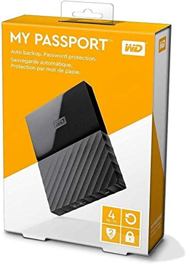 قرص My Passport خارجي عالي الدقة بسعة 4 تيرابايت